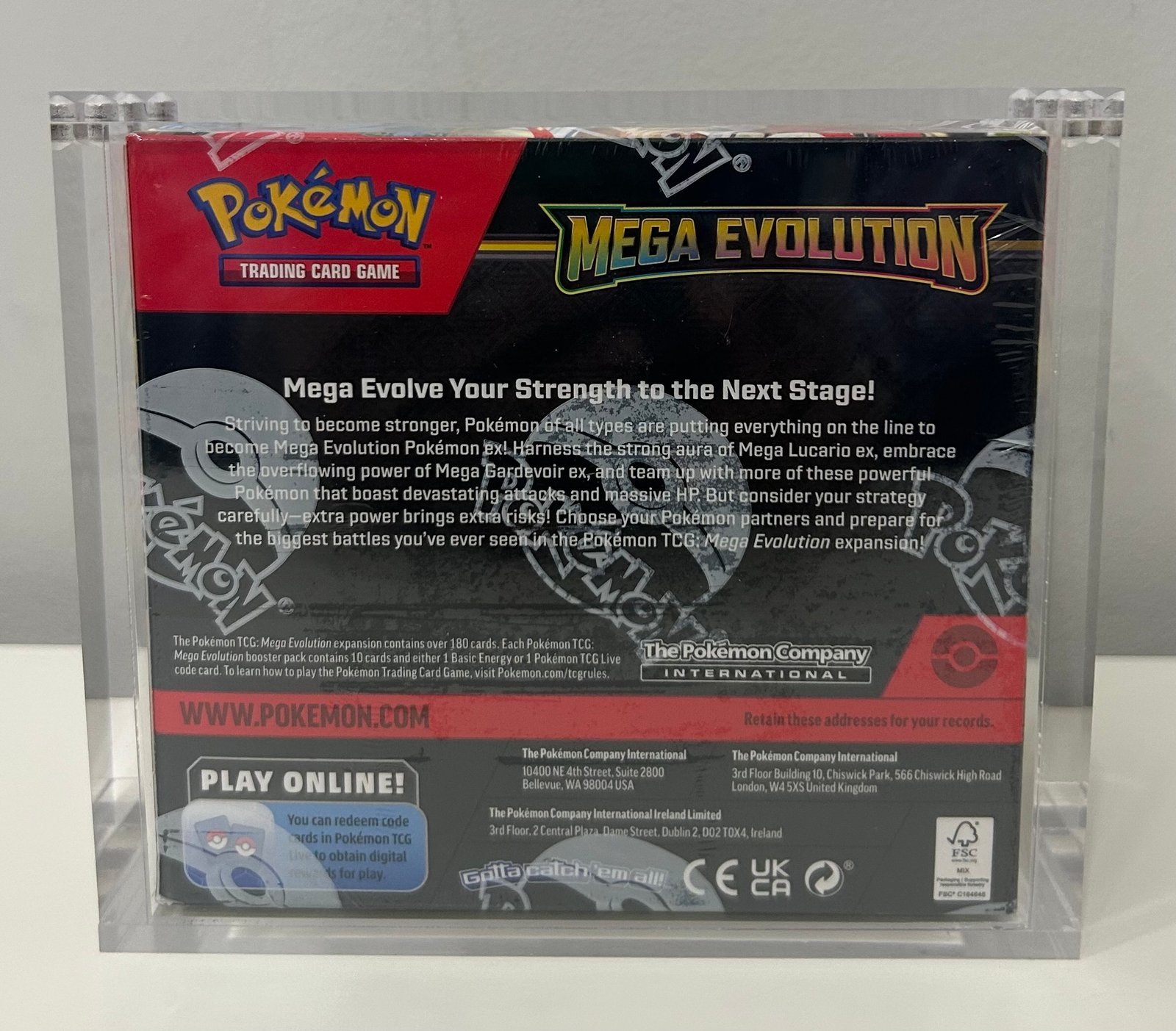 🌟 Pokémon TCG Mega Evolution Enhanced Booster Display Box (36 Packs) + Box Topper & Magnetic Acrylic Case 🔥🧬 - Image 2