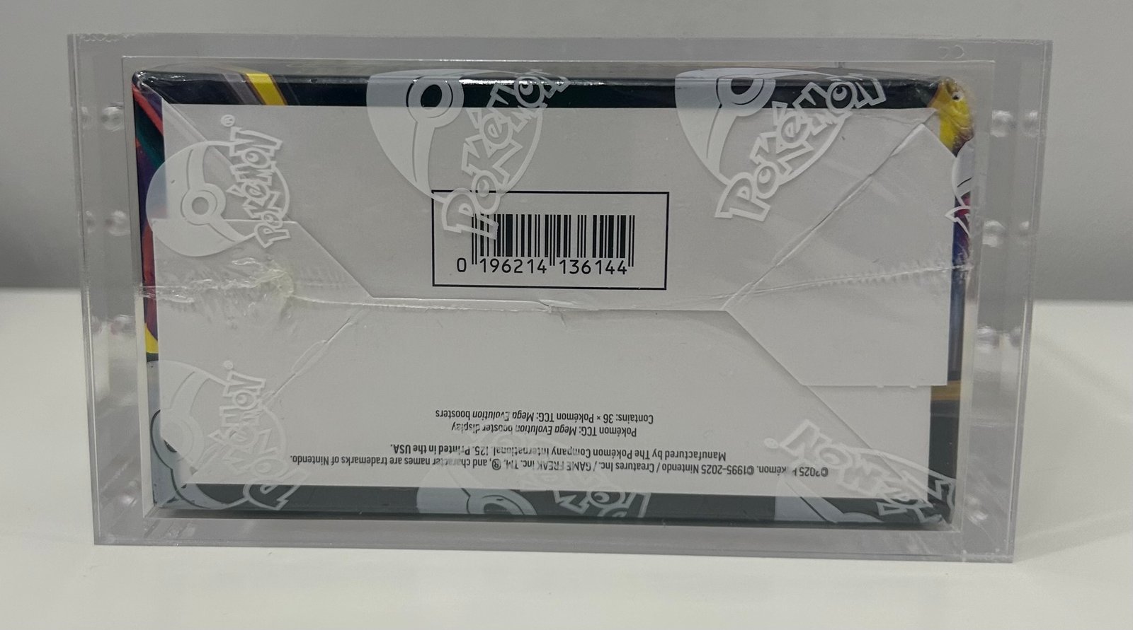 🌟 Pokémon TCG Mega Evolution Enhanced Booster Display Box (36 Packs) + Box Topper & Magnetic Acrylic Case 🔥🧬 - Image 4