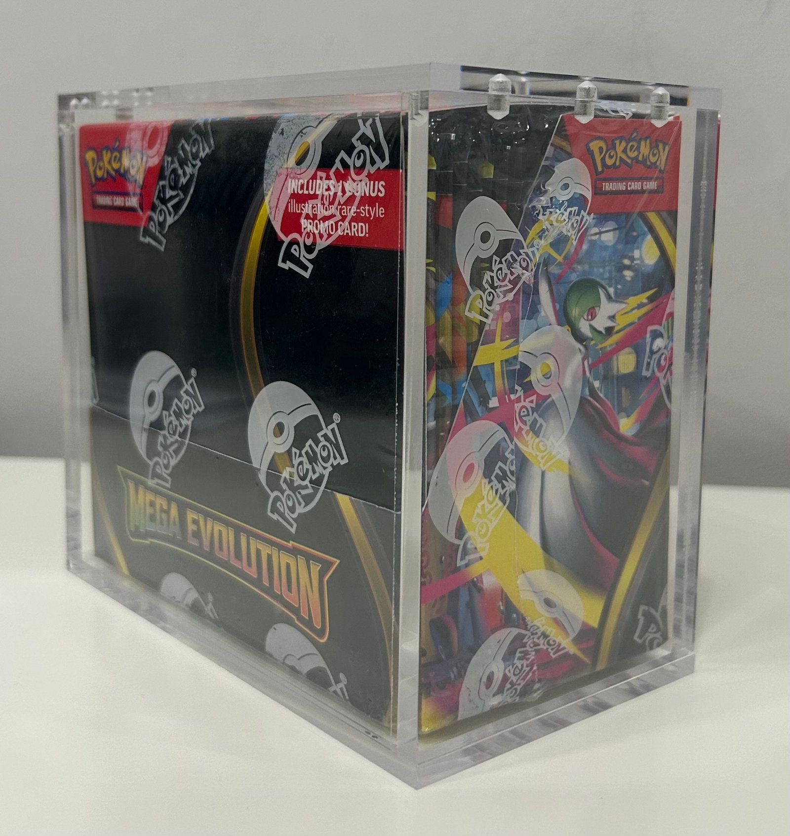 🌟 Pokémon TCG Mega Evolution Enhanced Booster Display Box (36 Packs) + Box Topper & Magnetic Acrylic Case 🔥🧬 - Image 5