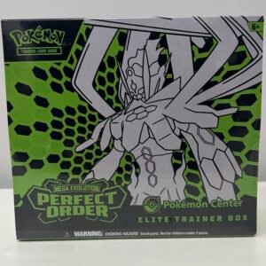 🌟 Pokémon TCG Pokémon Center Elite Trainer Box – Perfect Order 🔥🧬  (11 Booster Packs + Exclusive Tyrunt Promo Card)