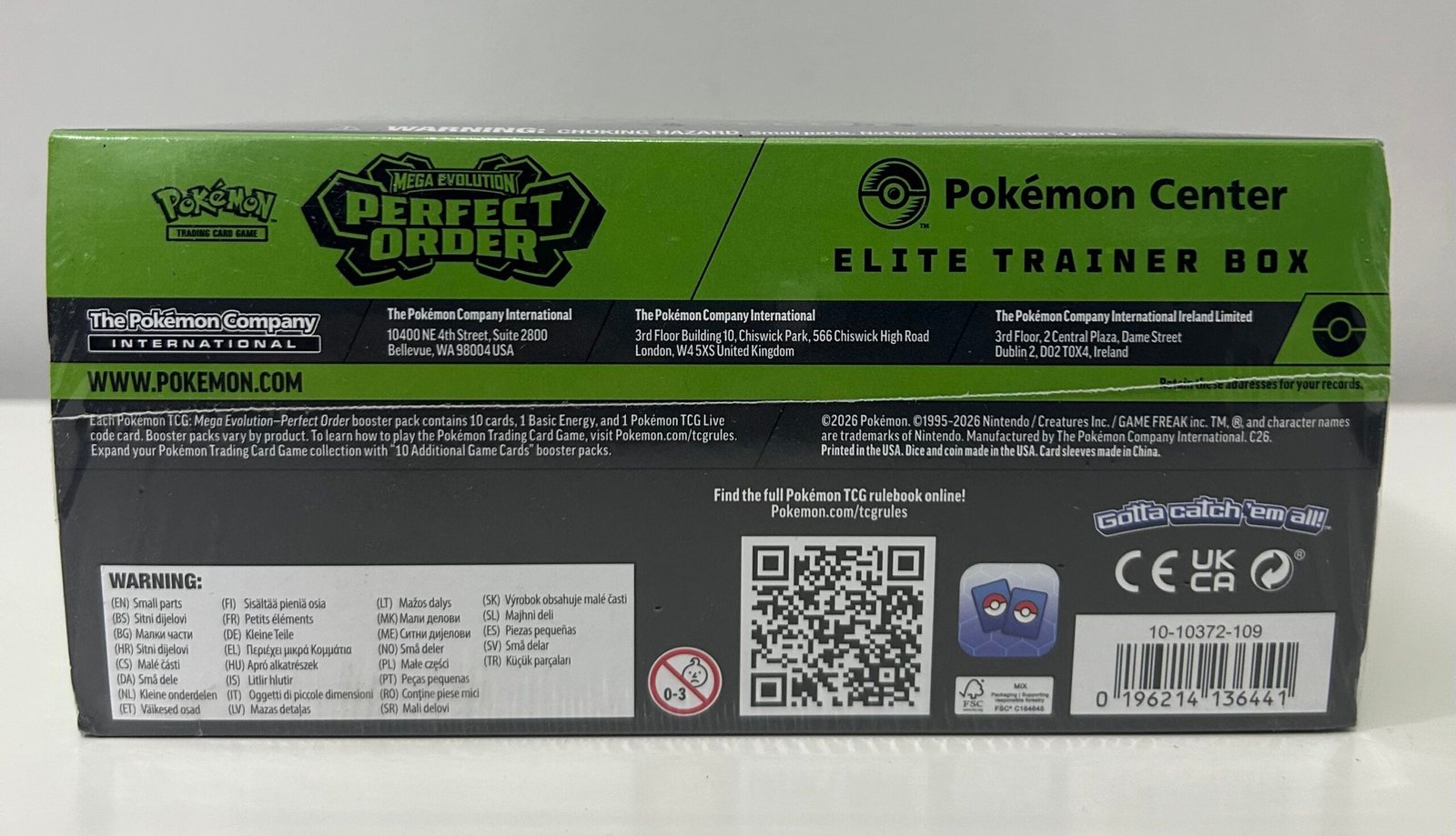 🌟 Pokémon TCG Pokémon Center Elite Trainer Box – Perfect Order 🔥🧬 (11 Booster Packs + Exclusive Tyrunt Promo Card) - Image 6
